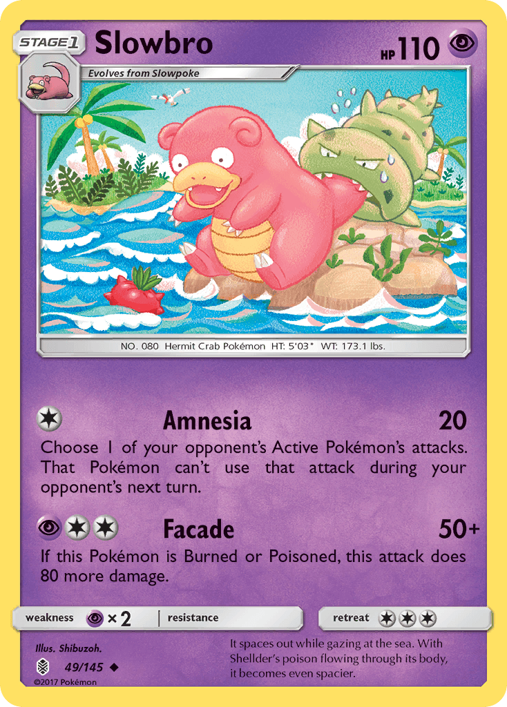 Slowbro Pokémon card