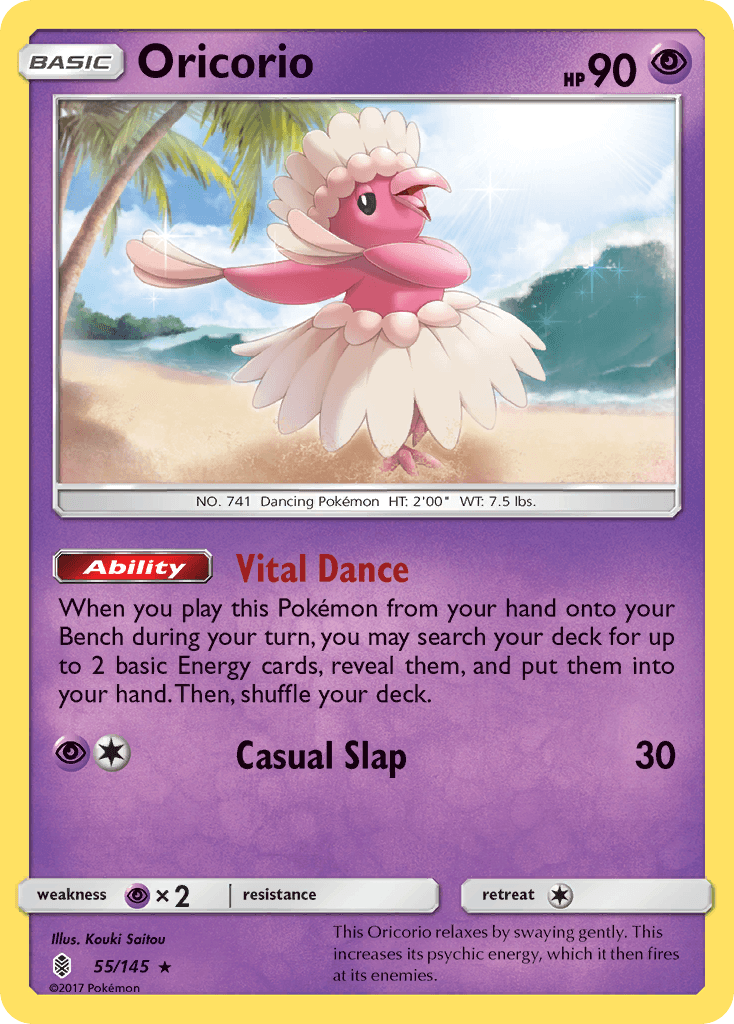 Oricorio Pokémon card