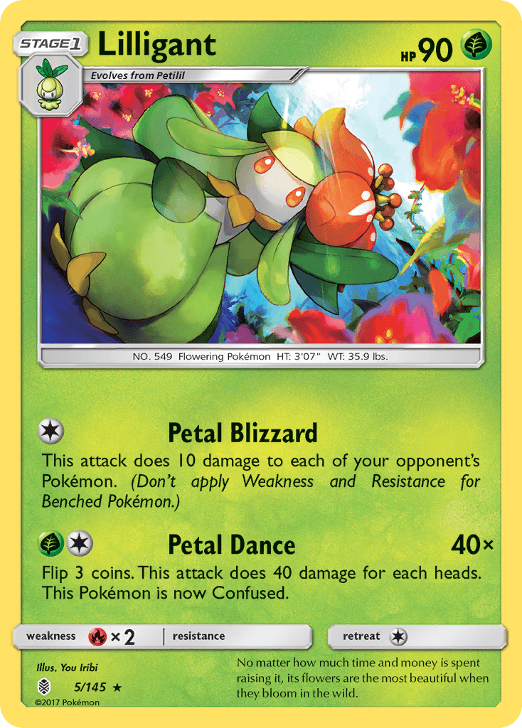 Lilligant Pokémon card