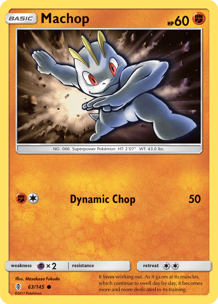 Machop Pokémon card