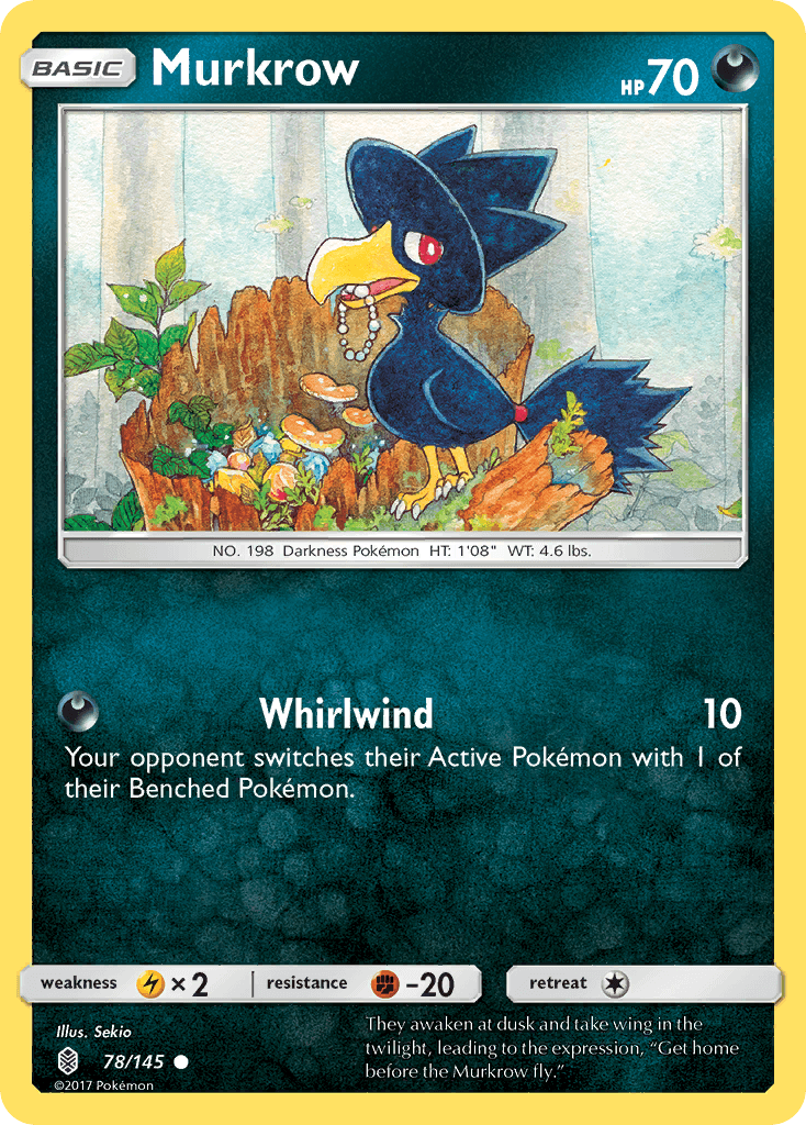 Murkrow Pokémon card