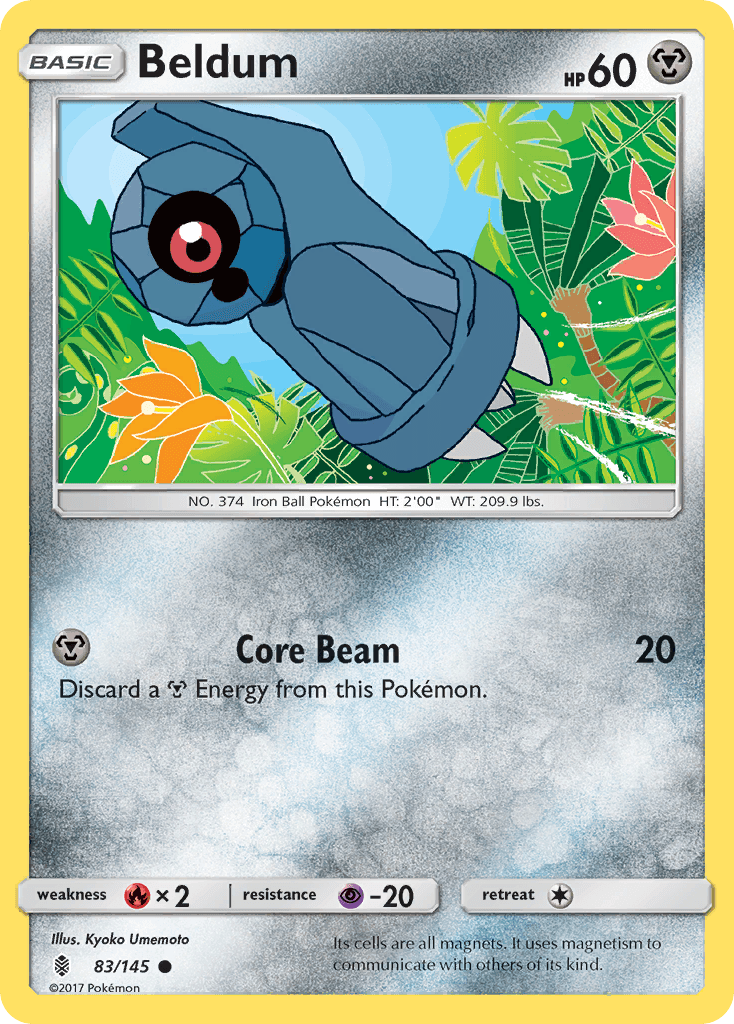Beldum Pokémon card