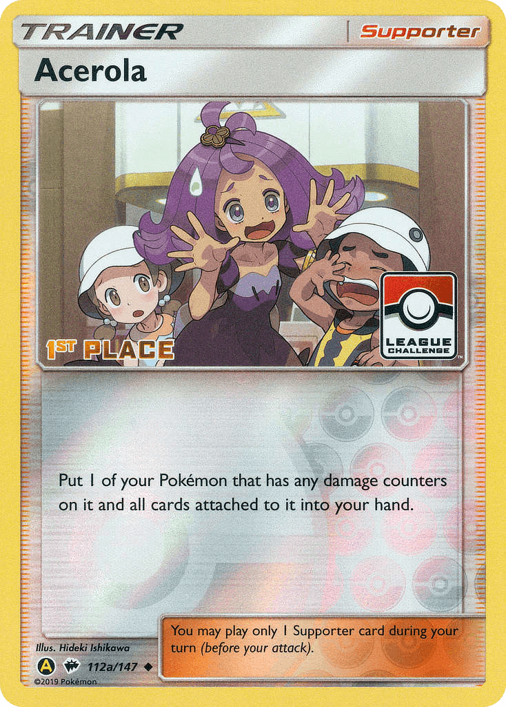 Acerola Pokémon card