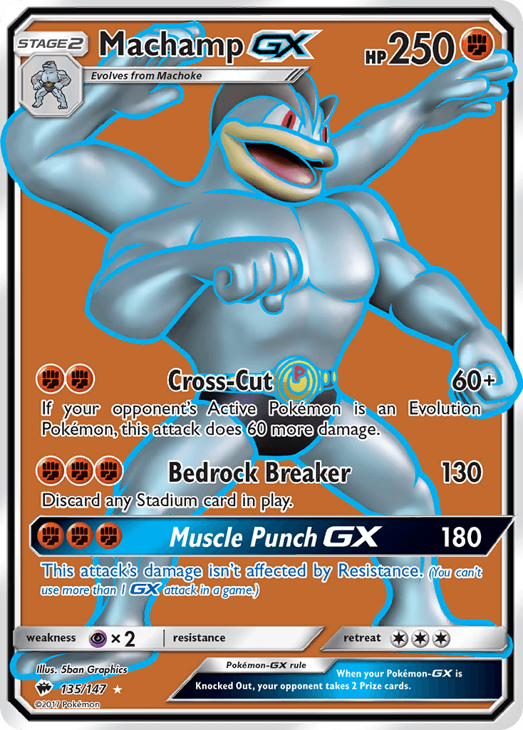 Machamp-GX Pokémon card