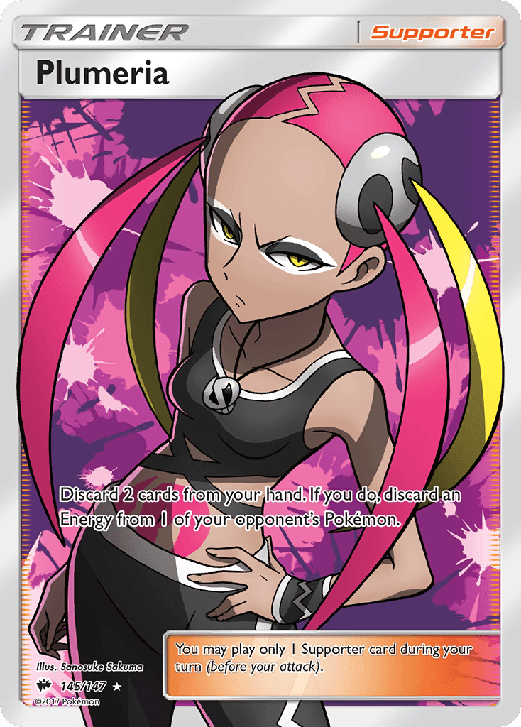 Plumeria Pokémon card