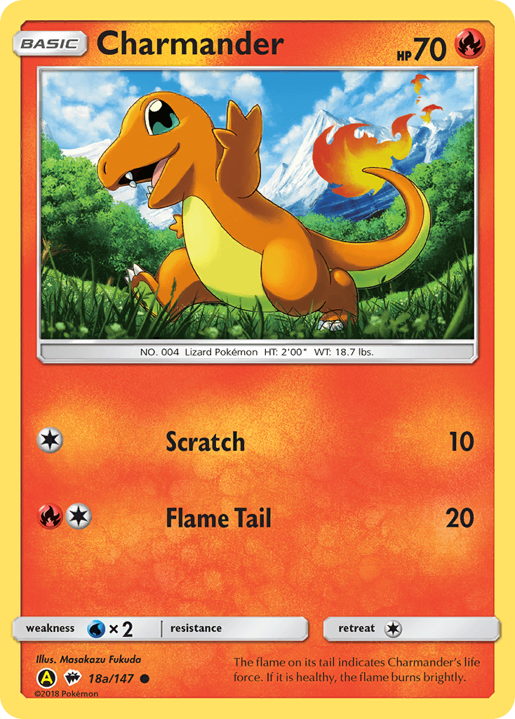 Charmander Pokémon card