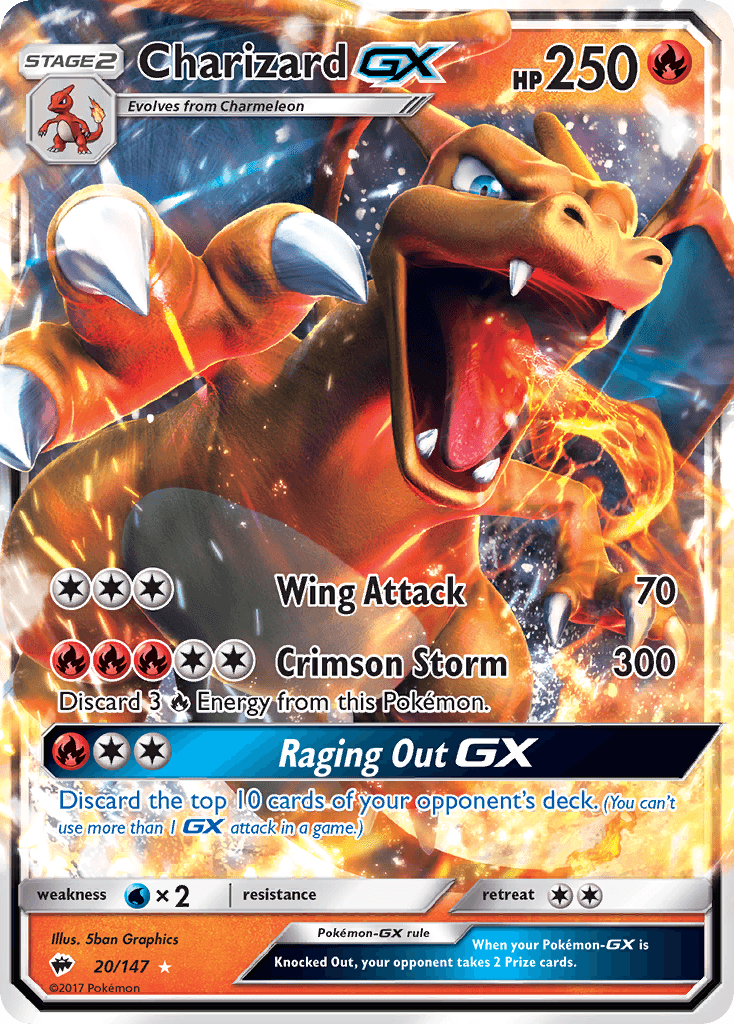 Charizard-GX from Burning Shadows
