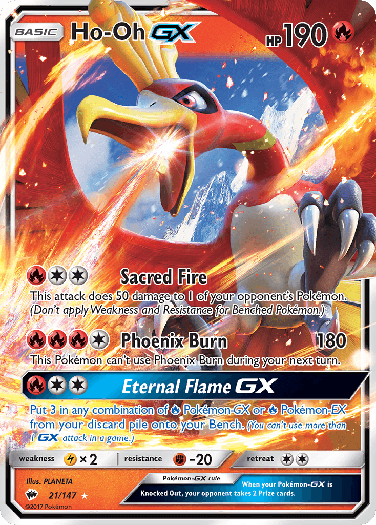 Ho-Oh-GX from Burning Shadows