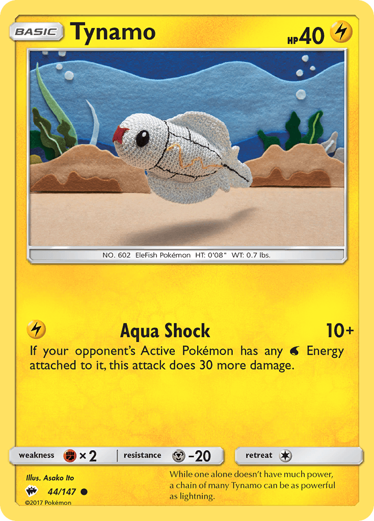 Tynamo Pokémon card