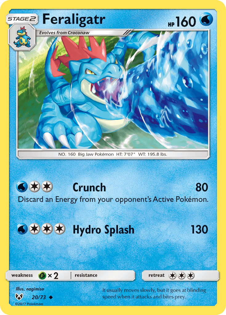 Feraligatr Pokémon card