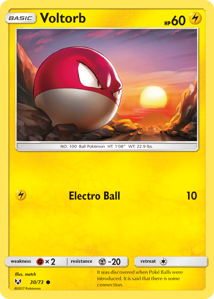 Voltorb Pokémon card