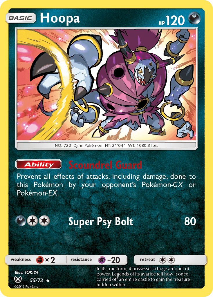 Hoopa Pokémon card