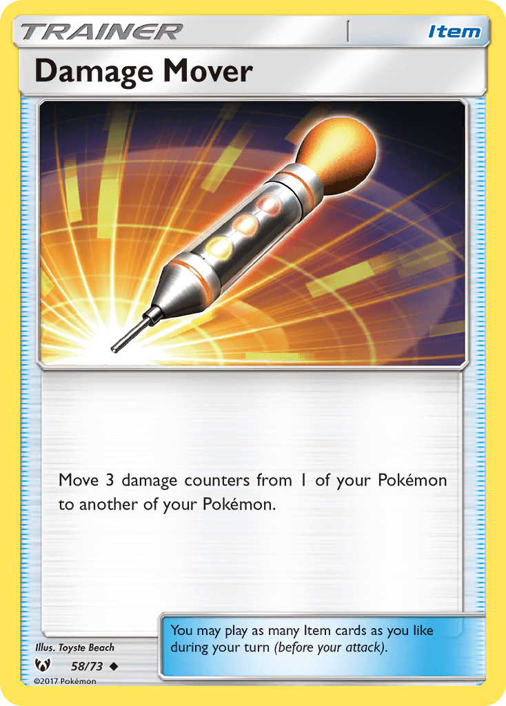 Damage Mover Pokémon card