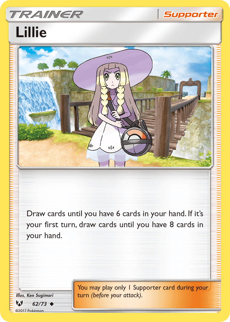 Lillie Pokémon card
