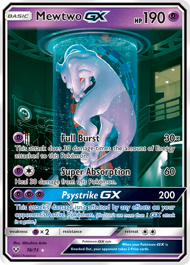 Mewtwo-GX from Shining Legends