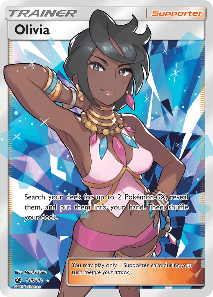 Olivia Pokémon card