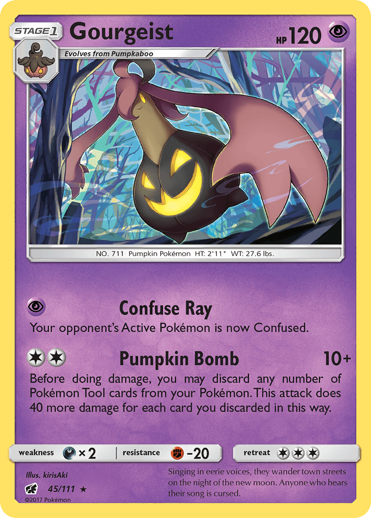 Gourgeist Pokémon card