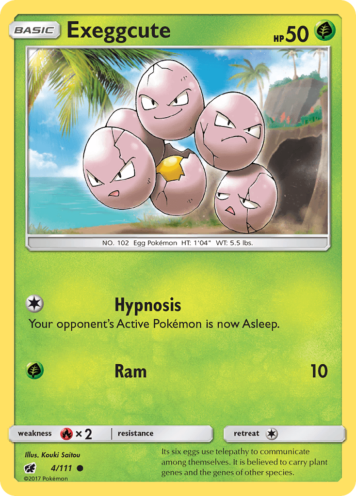 Exeggcute Pokémon card