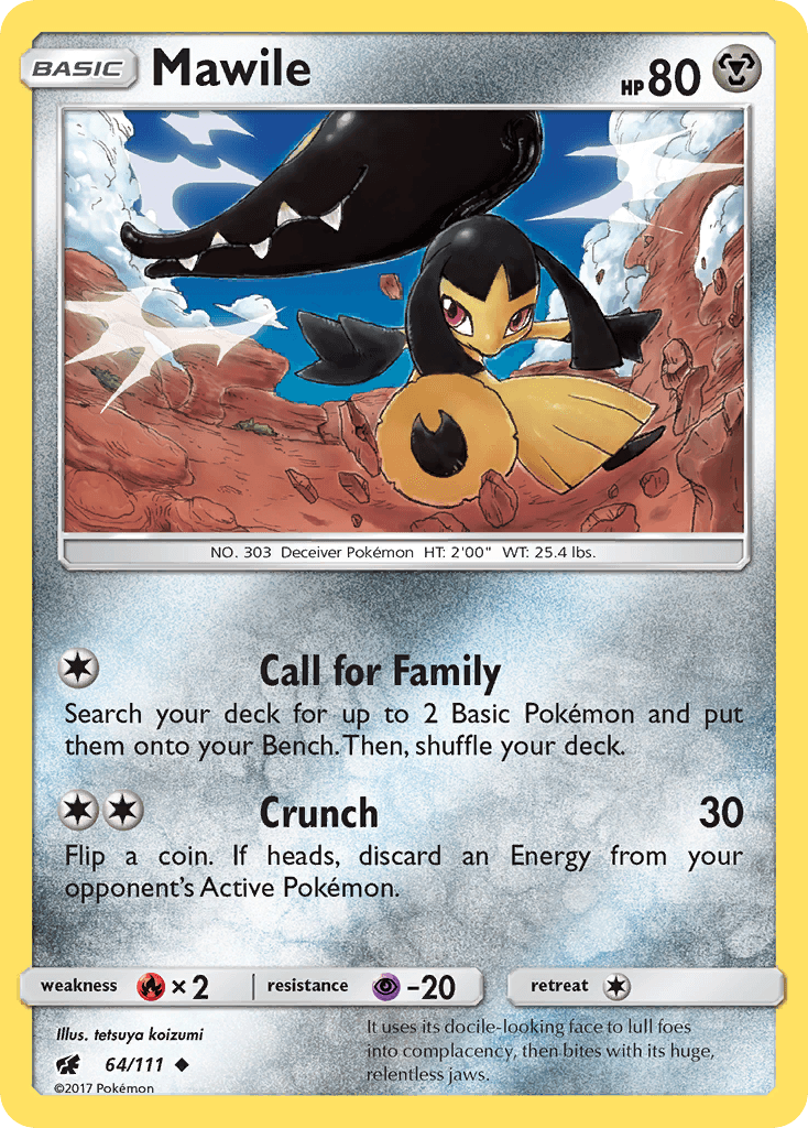 Mawile Pokémon card