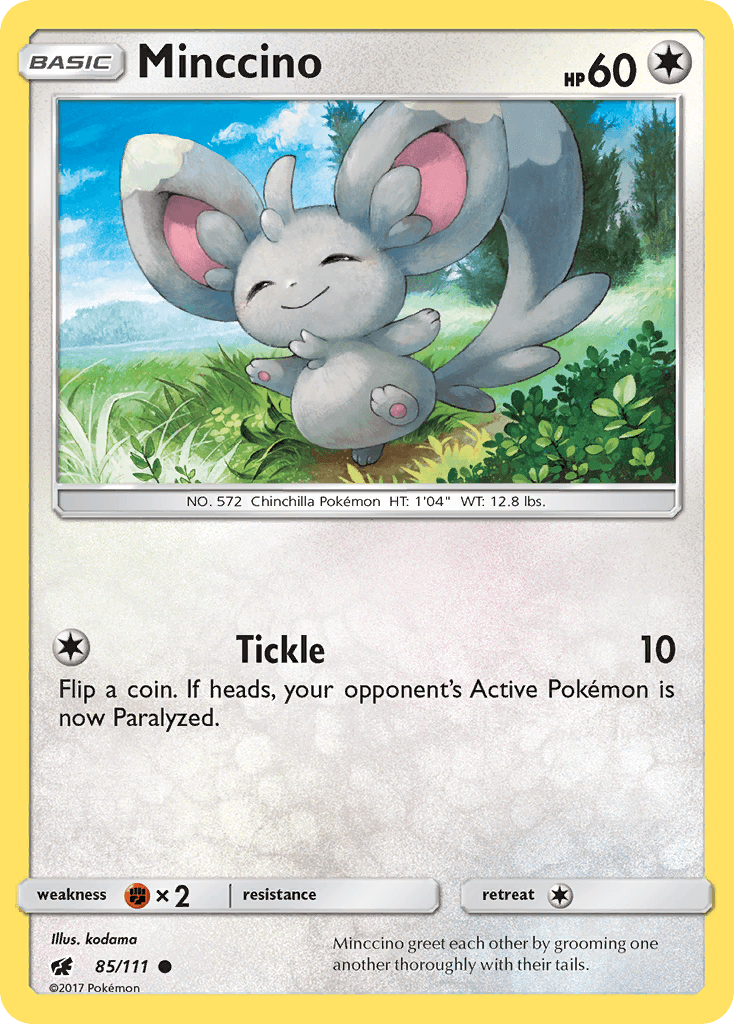 Minccino Pokémon card