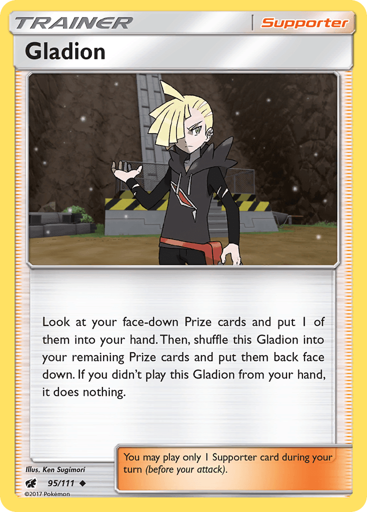 Gladion Pokémon card