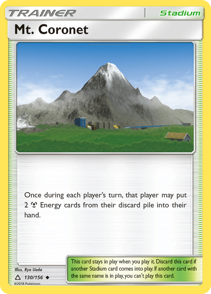 Mt. Coronet Pokémon card