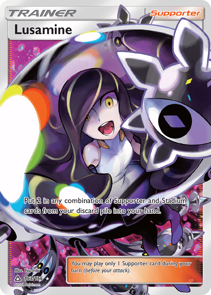 Lusamine Pokémon card