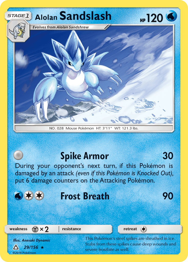 Alolan Sandslash Pokémon card