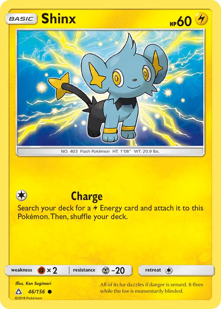 Shinx Pokémon card
