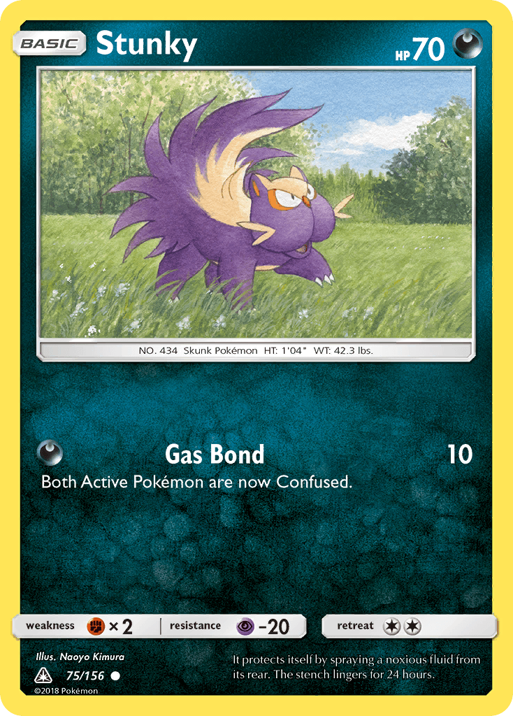 Stunky Pokémon card