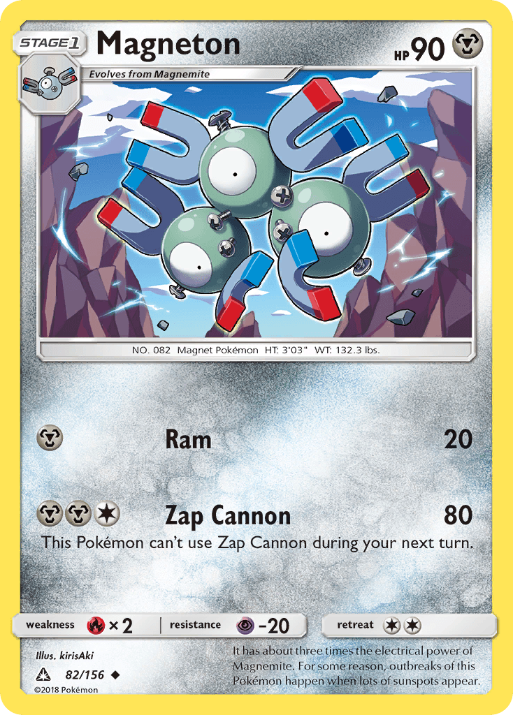 Magneton Pokémon card