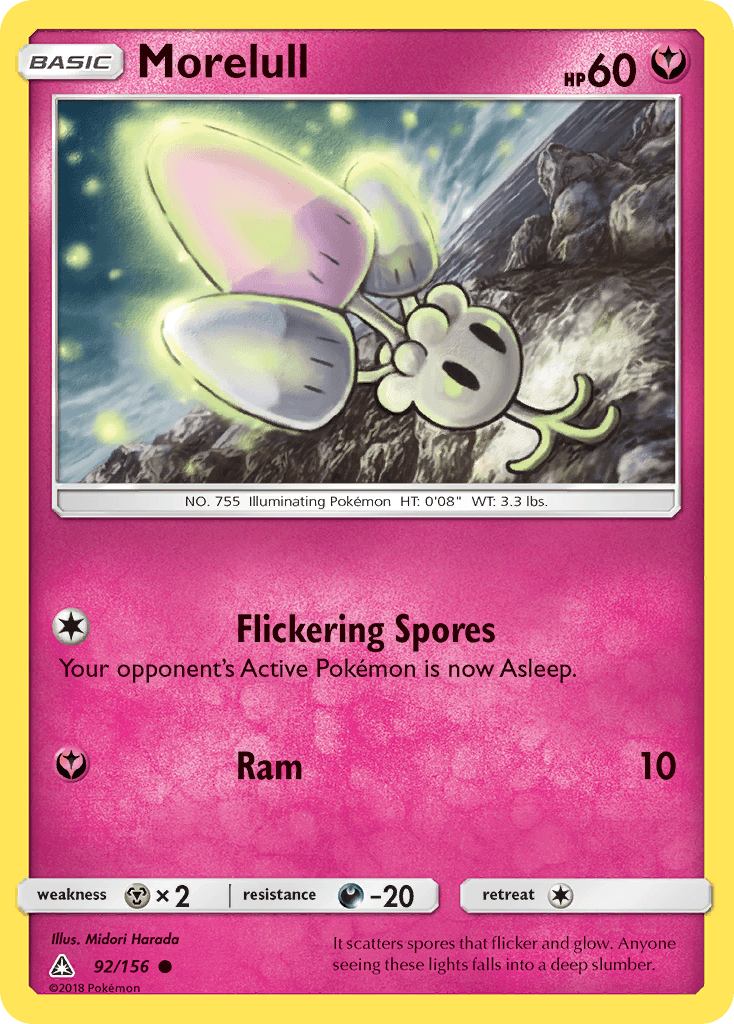 Morelull Pokémon card