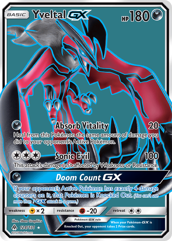 Yveltal-GX Pokémon card