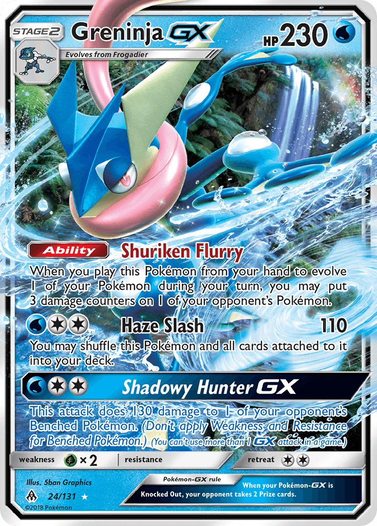 Greninja-GX from Forbidden Light