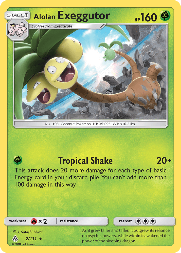 Alolan Exeggutor Pokémon card