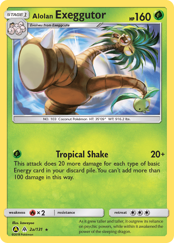 Alolan Exeggutor Pokémon card