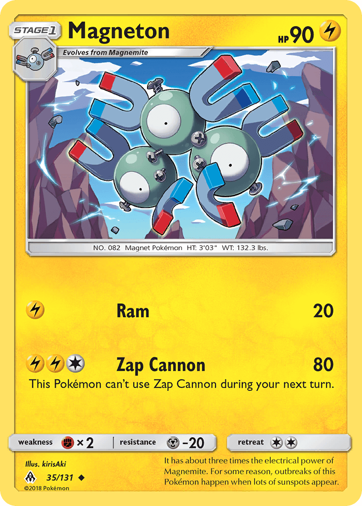 Magneton Pokémon card