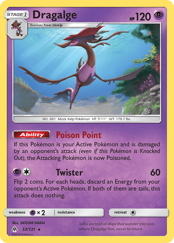 Dragalge Pokémon card