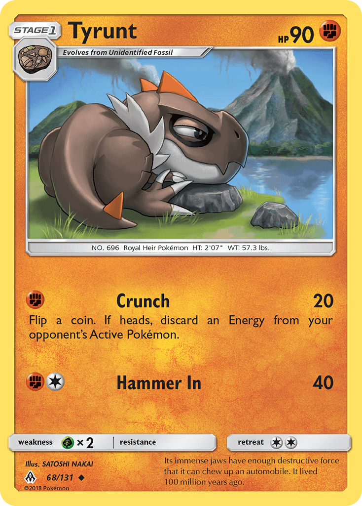Tyrunt Pokémon card