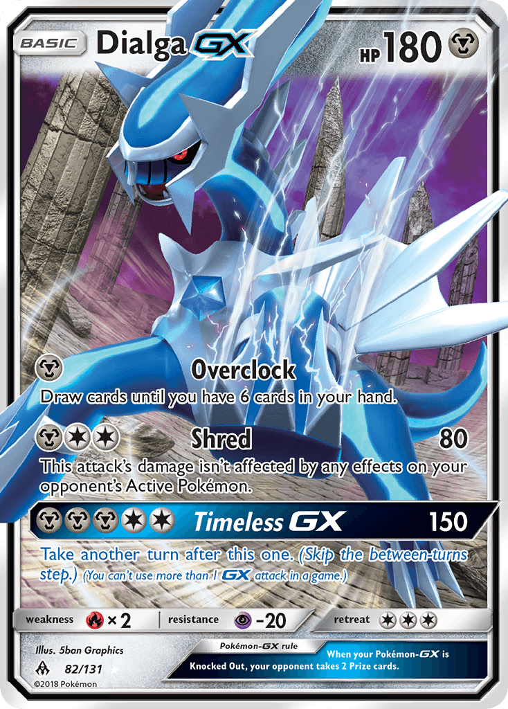 Dialga-GX from Forbidden Light