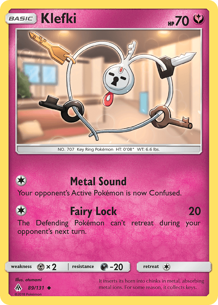 Klefki Pokémon card