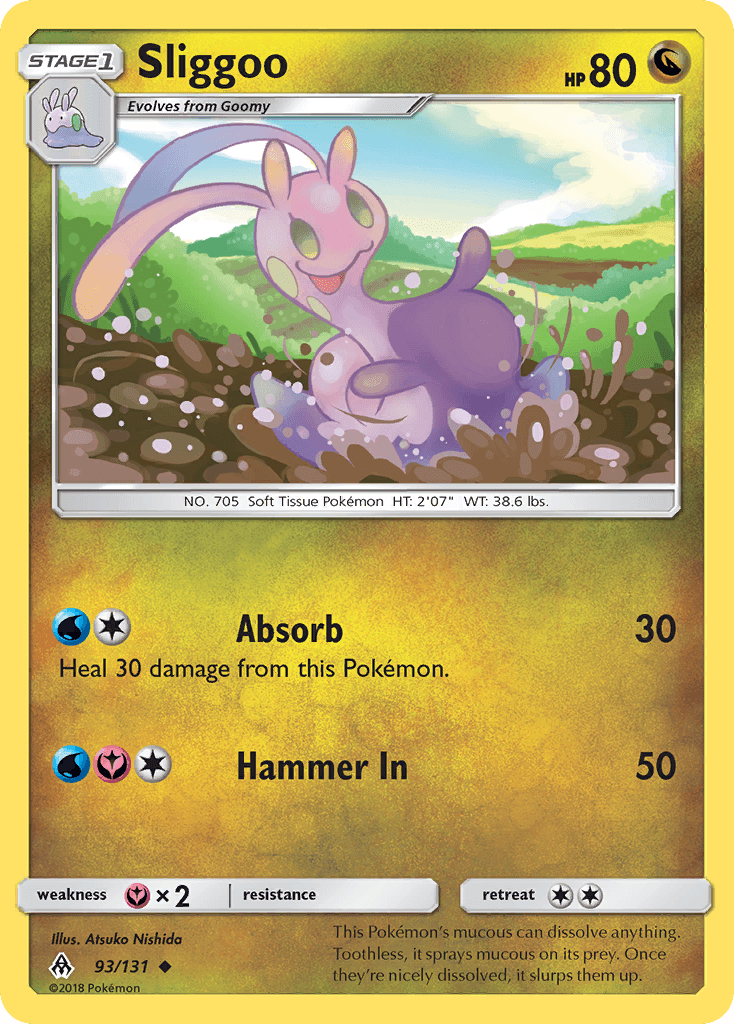 Sliggoo Pokémon card