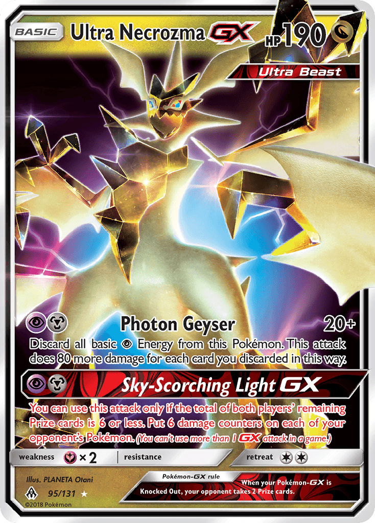 Ultra Necrozma-GX Pokémon card