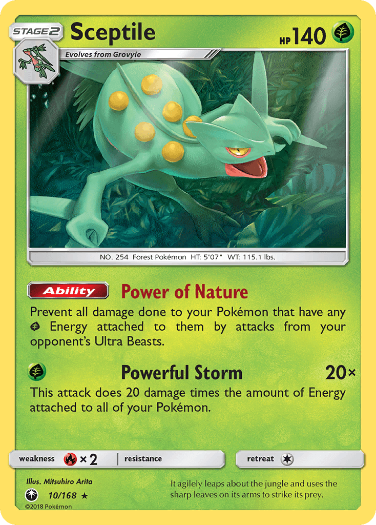 Sceptile Pokémon card