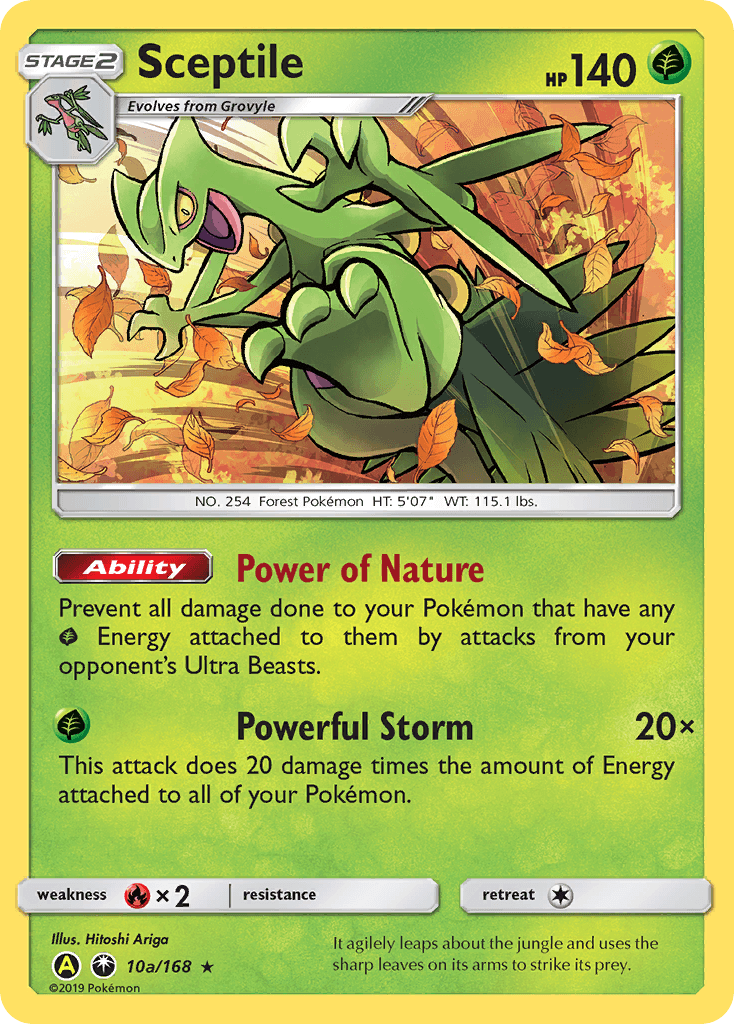 Sceptile Pokémon card