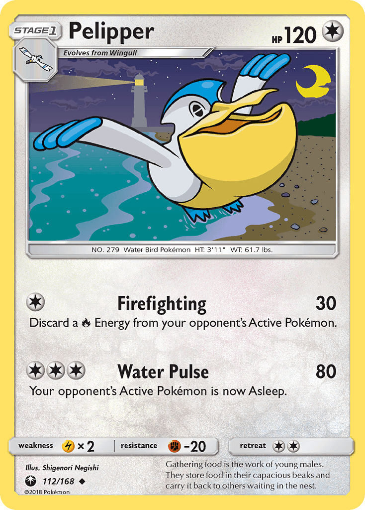 Pelipper Pokémon card
