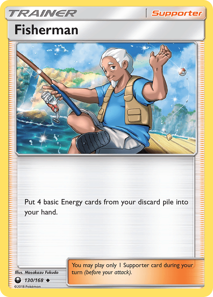 Fisherman Pokémon card