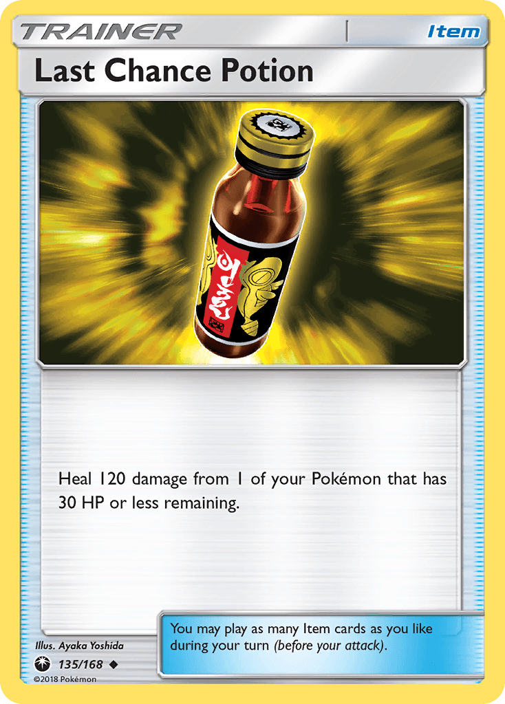 Last Chance Potion Pokémon card