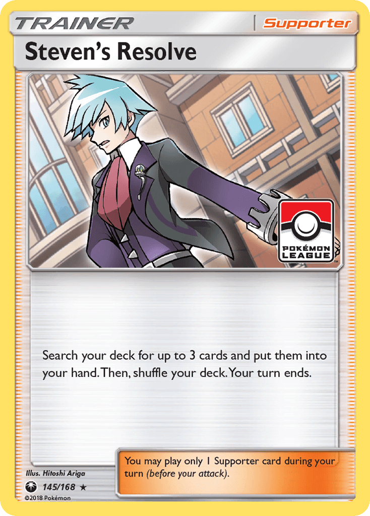 Steven's Resolve Pokémon card