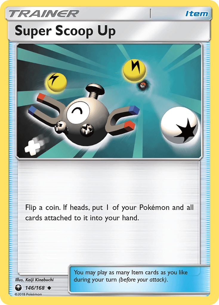 Super Scoop Up Pokémon card
